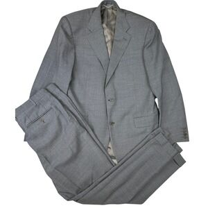 Canali Gray 2 Piece Suit Wool Italy Classic Men's 42R 35x29.5